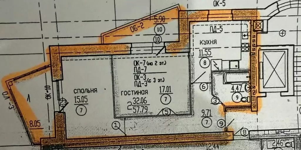 2-к кв. Новгородская область, Великий Новгород Маловишерская ул., 5 ... - Фото 2