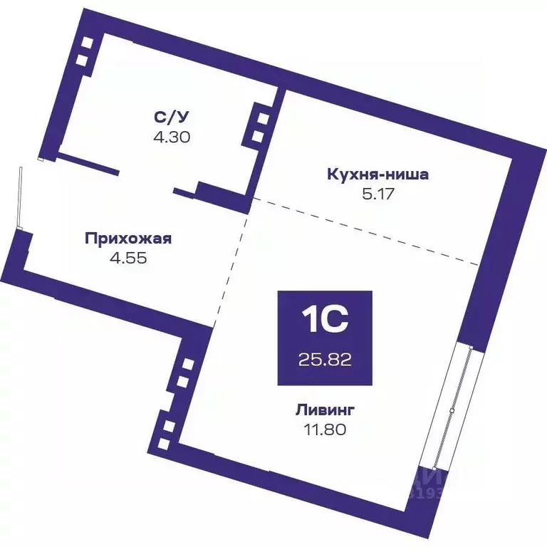 1-к кв. Новосибирская область, Новосибирский район, Краснообск рп ... - Фото 1