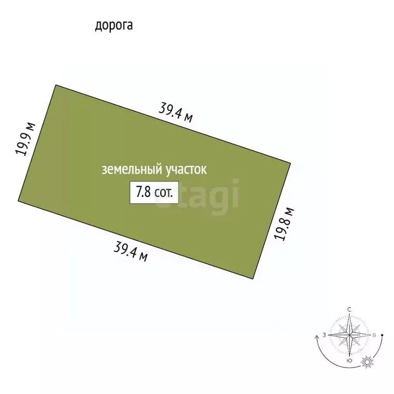 Участок в Крым, Симферопольский район, с. Мирное ул. Бориса Хохлова ... - Фото 2