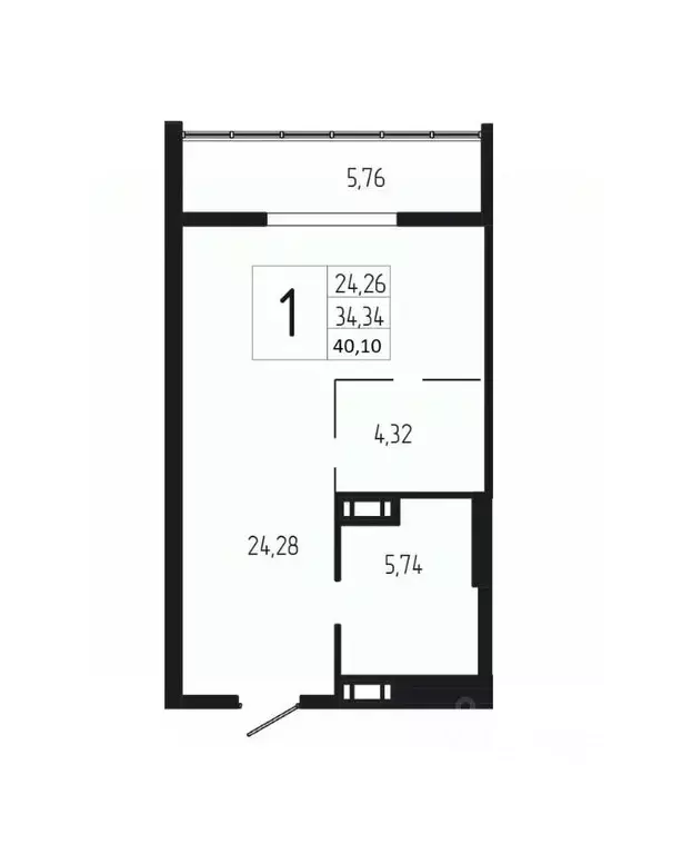 1-к кв. Волгоградская область, Волгоград бул. 30-летия Победы, 30 ... - Фото 1
