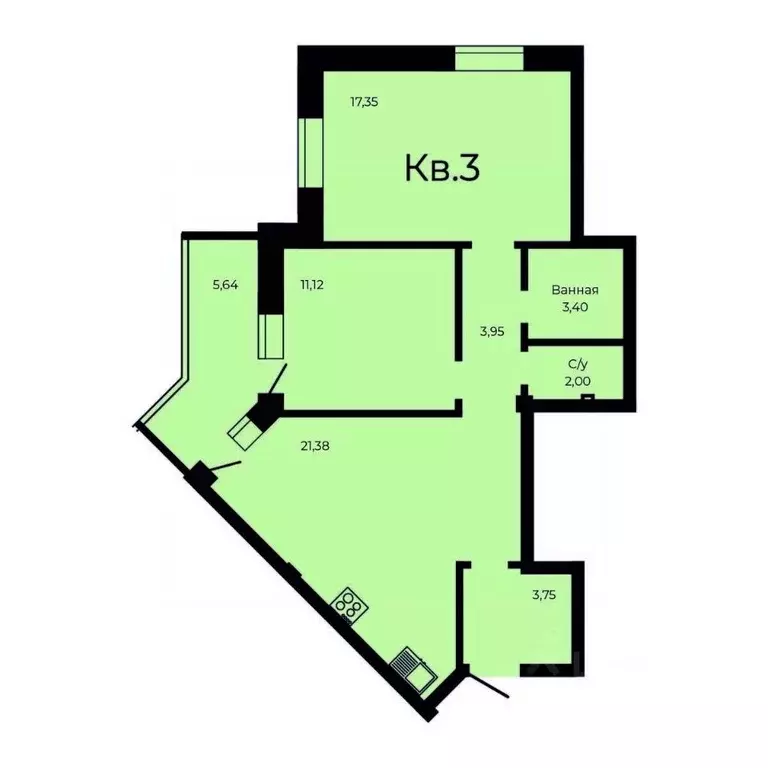 2-к кв. Свердловская область, Заречный Солнечный кп, Лесная сказка ... - Фото 0