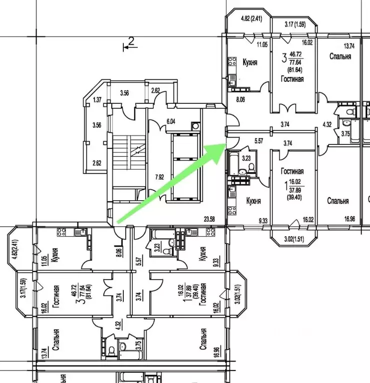 1-к кв. Московская область, Домодедово Востряково мкр, ул. Ледовская, ... - Фото 2