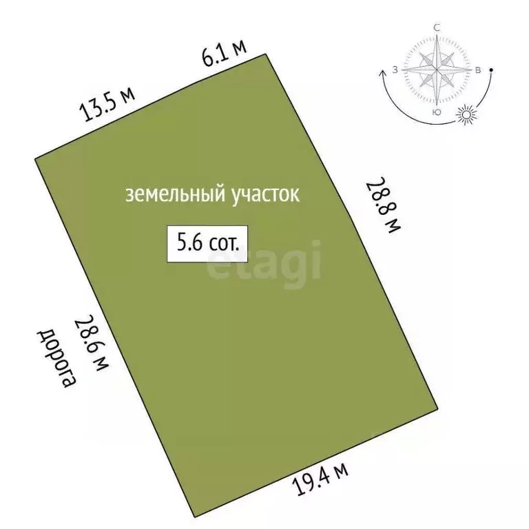 Участок в Тюменская область, Тюмень Топаз СНТ, ул. Полевая (5.59 сот.) - Фото 2