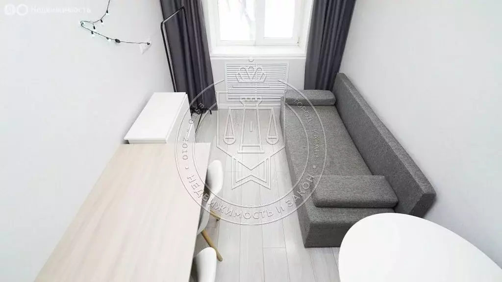 Квартира-студия: Казань, Ново-Савиновский район, Октябрьская улица, 15 ... - Фото 1