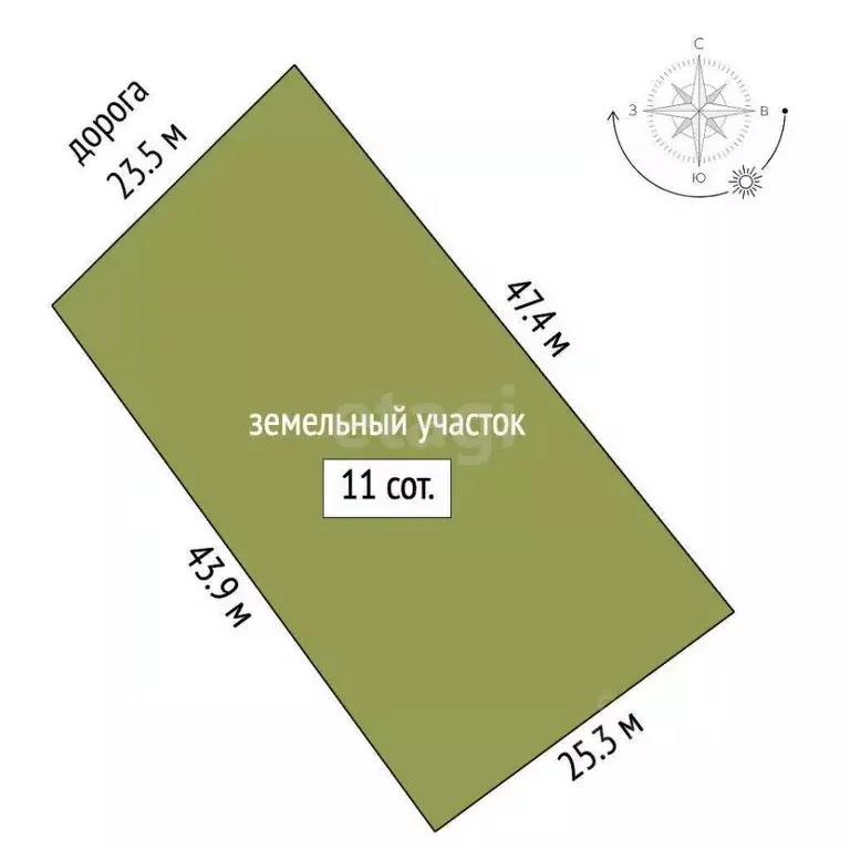 Участок в Тамбовская область, Рассказово ул. Клещева, 9 (11.0 сот.) - Фото 1