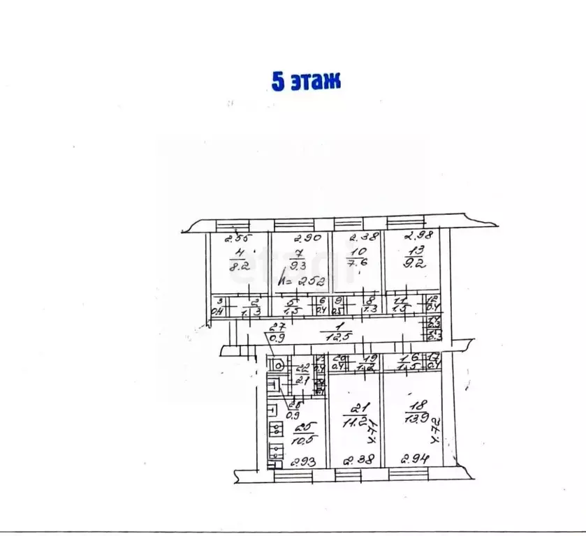 Комната Севастополь ул. Горпищенко, 49 (13.9 м) - Фото 2