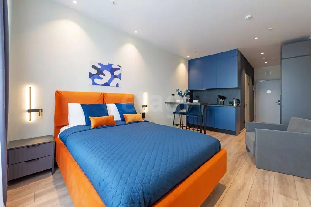 Студия Санкт-Петербург просп. Энергетиков, 8к2 (26.0 м) - Фото 1