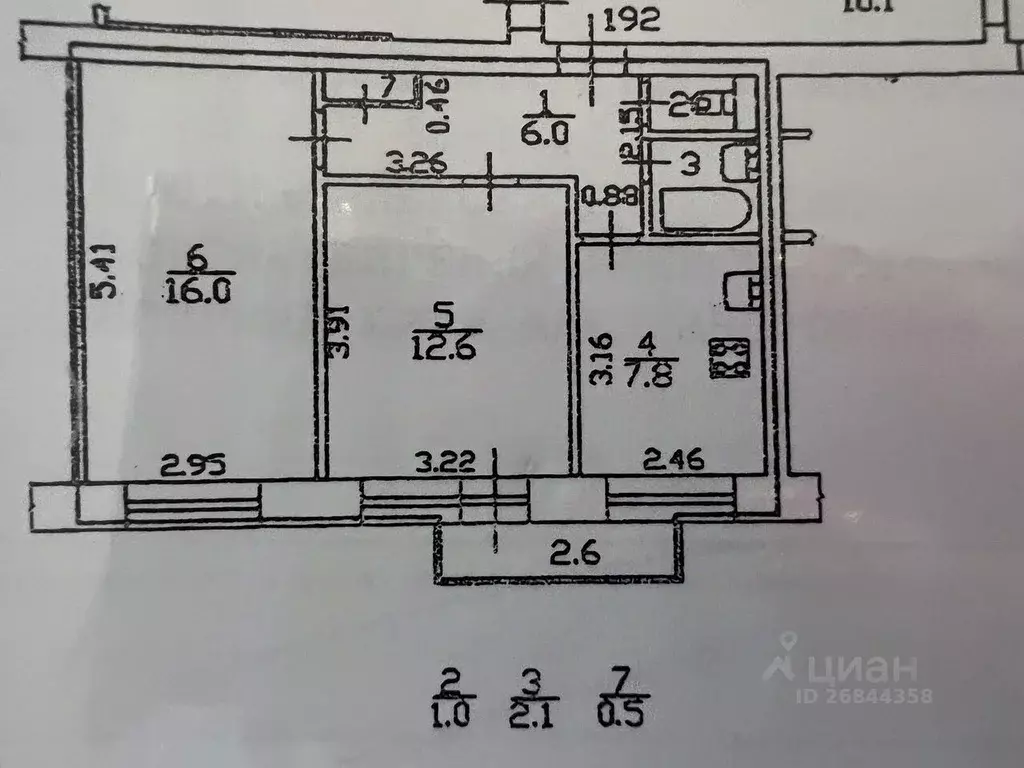 2-к кв. Санкт-Петербург просп. Славы, 2К3 (46.0 м) - Фото 2