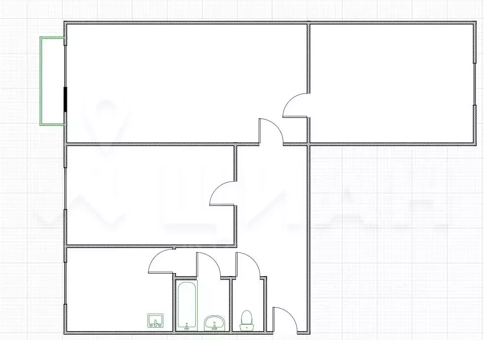 3-к кв. Свердловская область, Березовский Спортивная ул., 4 (60.1 м) - Фото 2