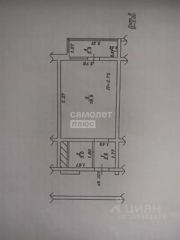 Студия Краснодарский край, Анапа Анапское ш., 24к9 (25.5 м) - Фото 2