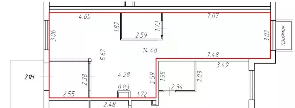 Помещение свободного назначения в Ленинградская область, Всеволожский ... - Фото 2