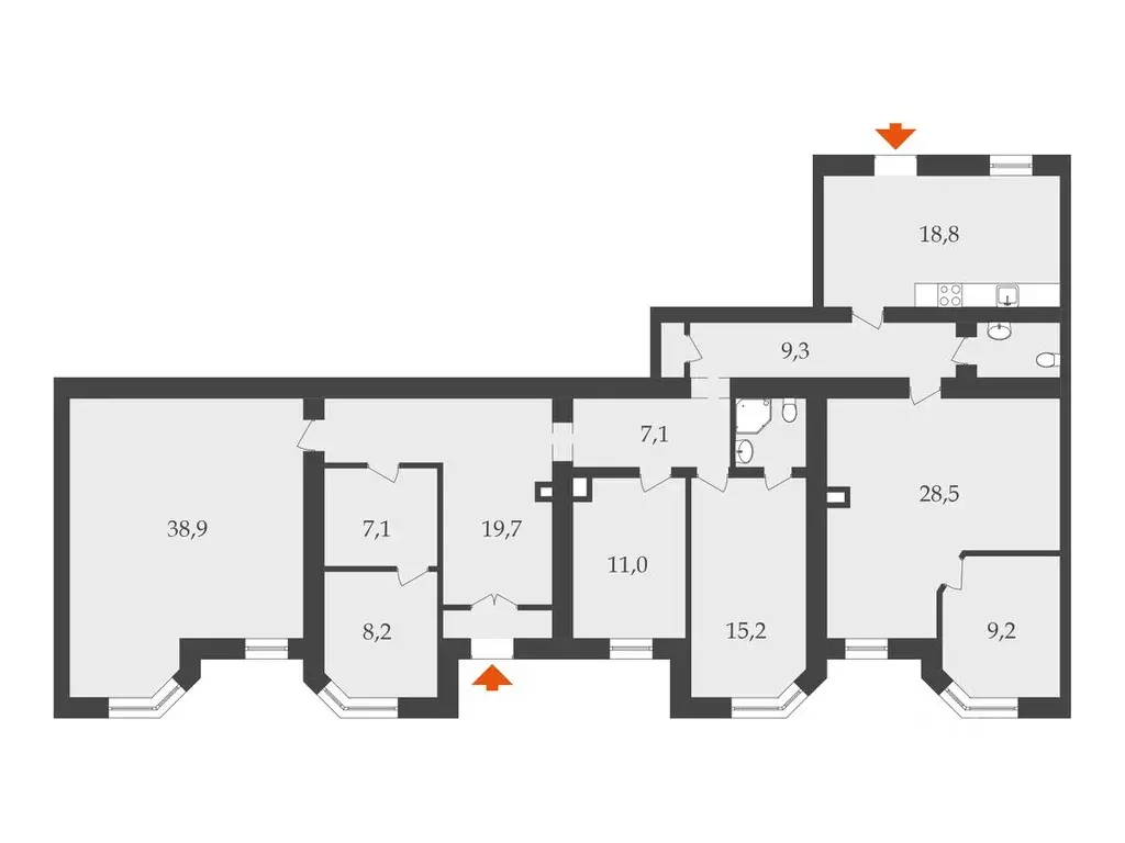 Офис в Санкт-Петербург просп. Славы, 40К1 (181 м) - Фото 1