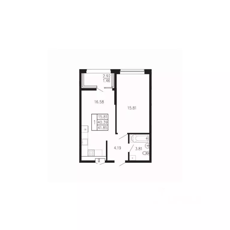 1-к кв. Крым, Феодосия муниципальный округ, Приморский пгт Просторы ... - Фото 1