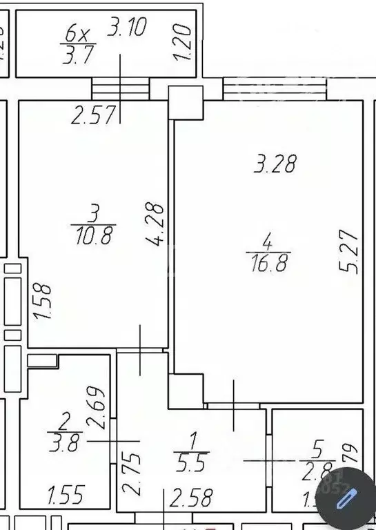1-к кв. Ростовская область, Ростов-на-Дону просп. 40-летия Победы, ... - Фото 1