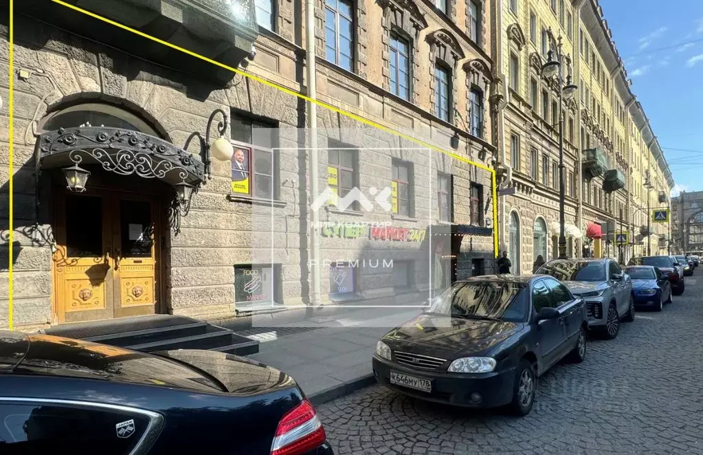 Помещение свободного назначения в Санкт-Петербург Большая Конюшенная ... - Фото 1