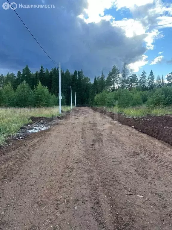 Участок в Пермский муниципальный округ, деревня Ежи, Кольцевая улица ... - Фото 2
