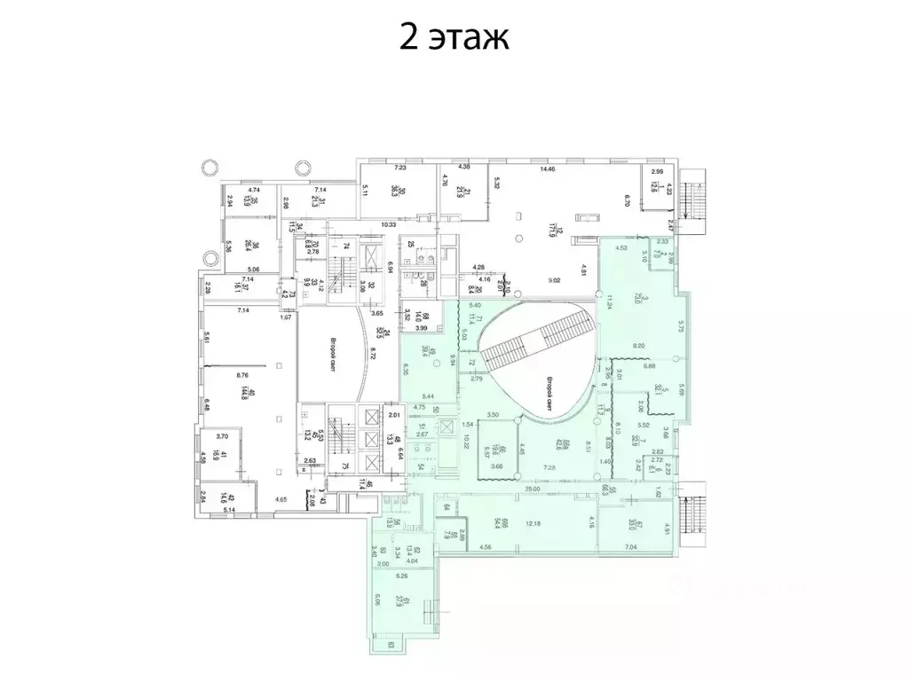 Офис в Москва Якиманская наб., 2 (590 м) - Фото 2