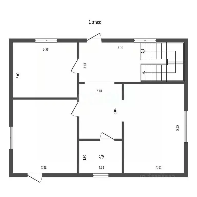 Дом в Красноярский край, Красноярск Даурская ул., 13/128 (109 м) - Фото 2