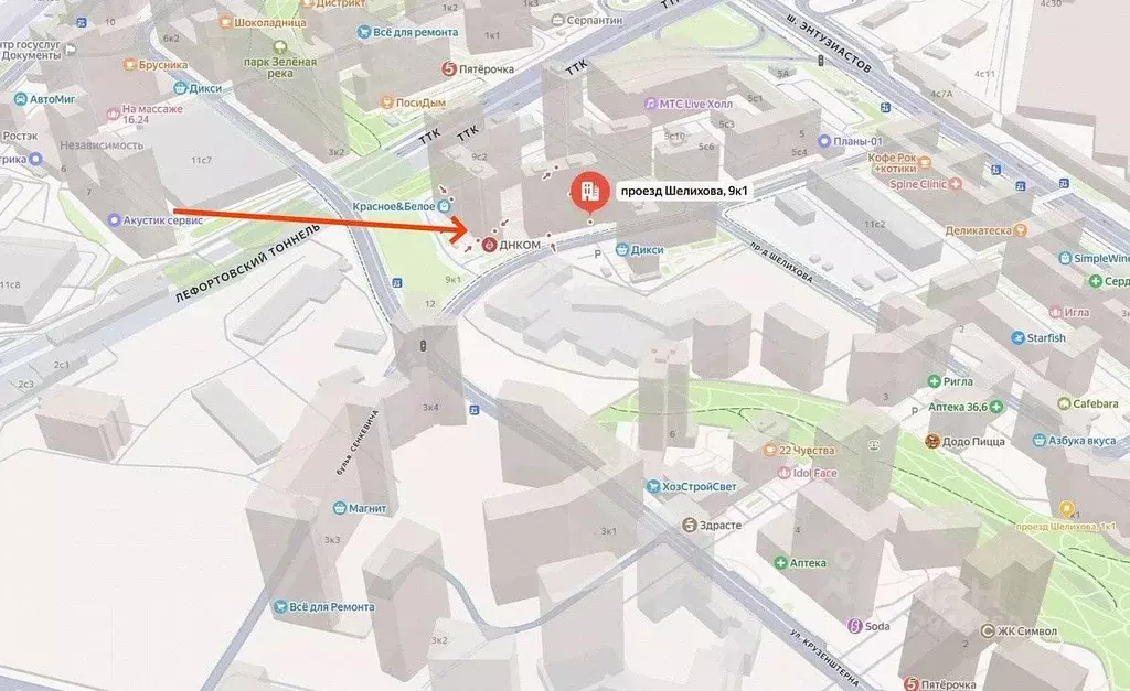 Помещение свободного назначения в Москва проезд Шелихова, 9к1 (68 м) - Фото 2