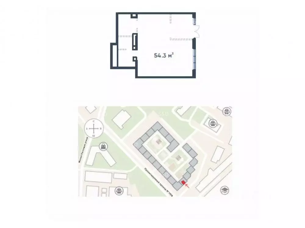 Торговая площадь в Москва Малая Почтовая ул., 12 (54 м) - Фото 2