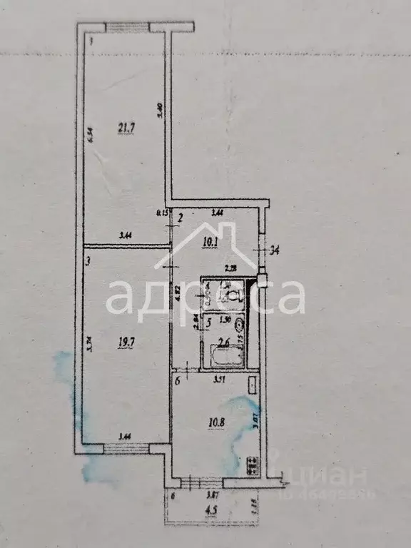 2-к кв. Самарская область, Самара пос. Толевый, ул. Белогородская, 4Б ... - Фото 2