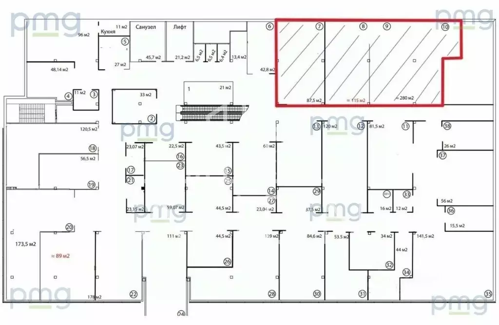 Помещение свободного назначения в Москва Кутузовский просп., 88 (397 ... - Фото 1