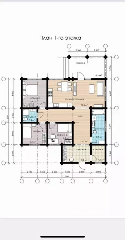 Дом в Челябинская область, Сосновский муниципальный округ, с. Большие ... - Фото 2
