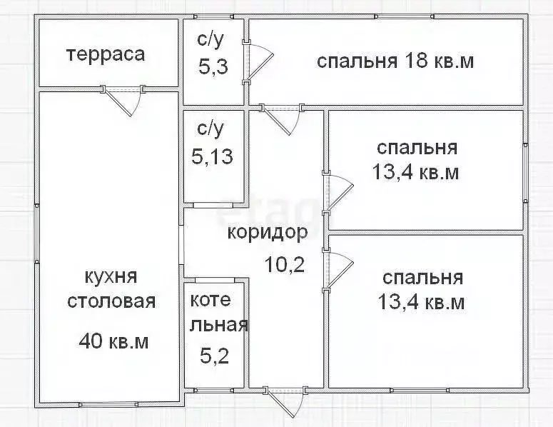 Дом в Адыгея, Майкоп ул. Сергея Сивикьяна (135 м) - Фото 2