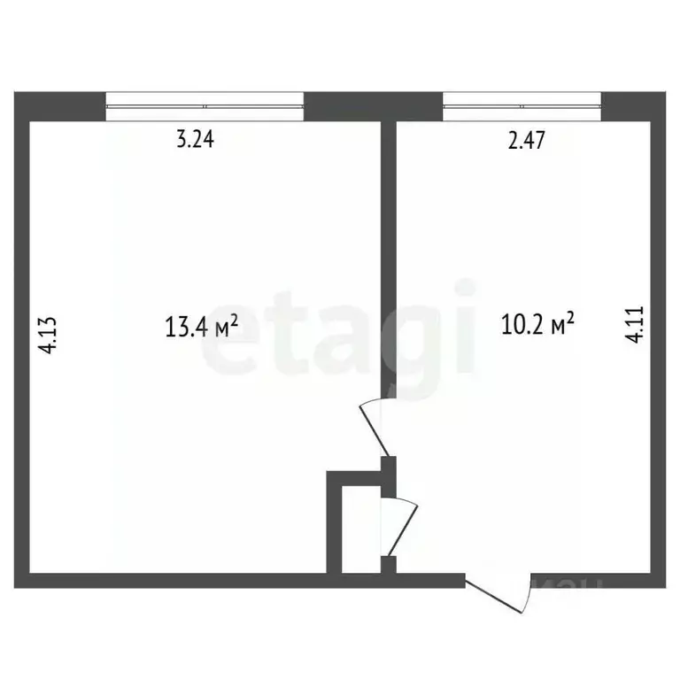 Комната Забайкальский край, Чита ул. Энергетиков, 18 (23.5 м) - Фото 2