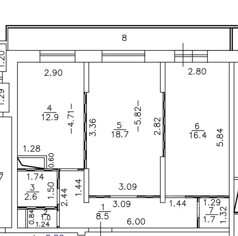 2-к кв. Московская область, Химки Планерная мкр, 23 (72.0 м) - Фото 1