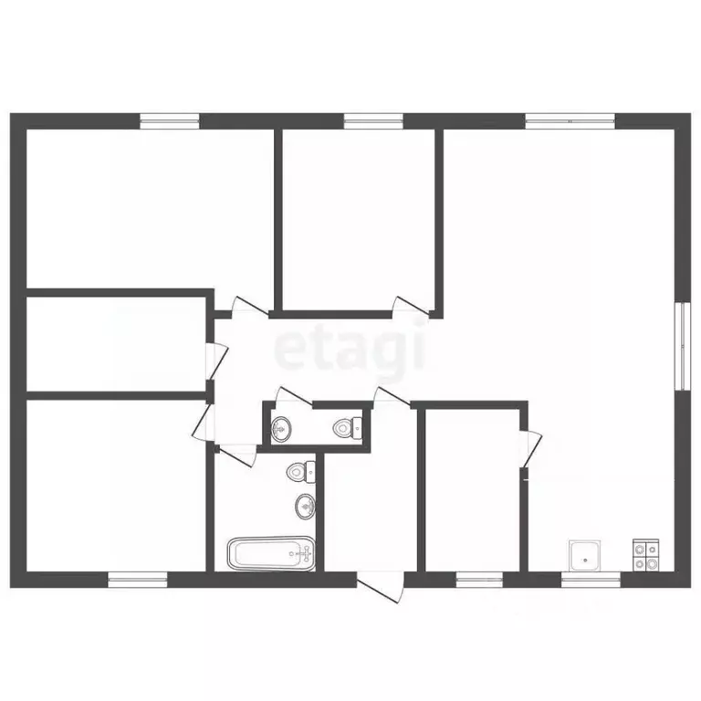 Дом в Калужская область, Малоярославецкий муниципальный округ, ... - Фото 2