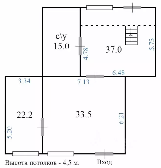 Помещение свободного назначения в Москва Щербаковская ул., 40 (107 м) - Фото 2