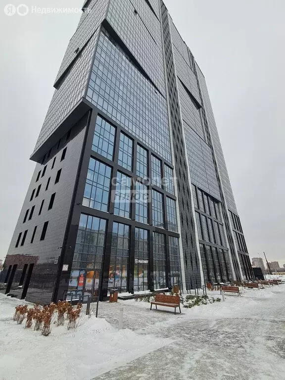 Квартира-студия: Новосибирск, улица Фрунзе, 1А (28.9 м) - Фото 1