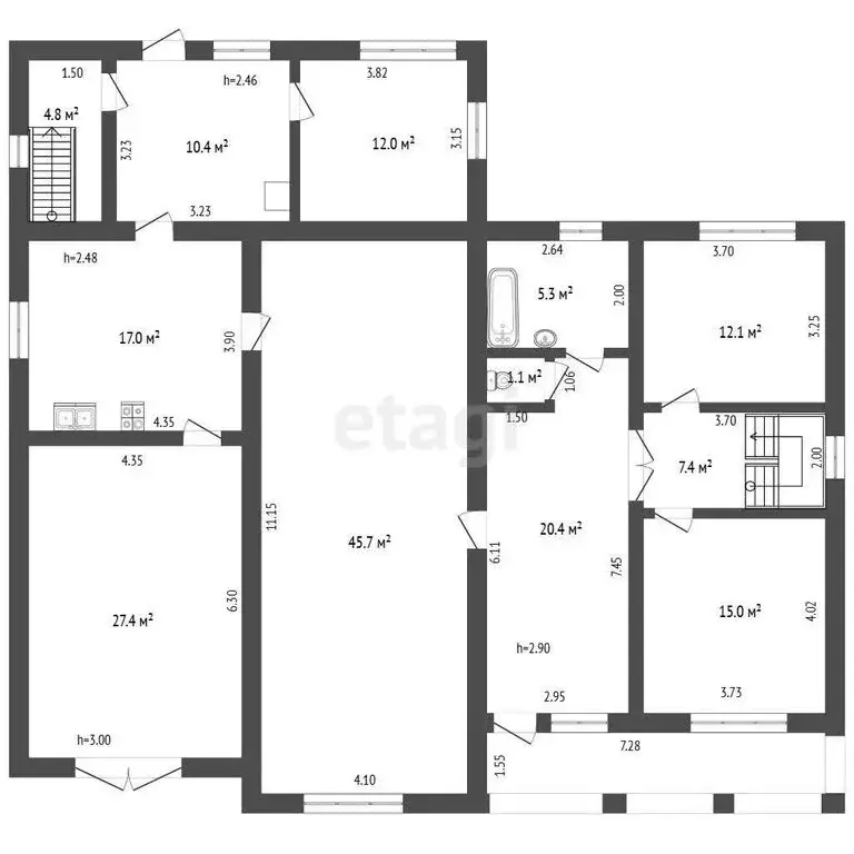 Дом в Родионово-Несветайская, Спортивный переулок (285.6 м) - Фото 1