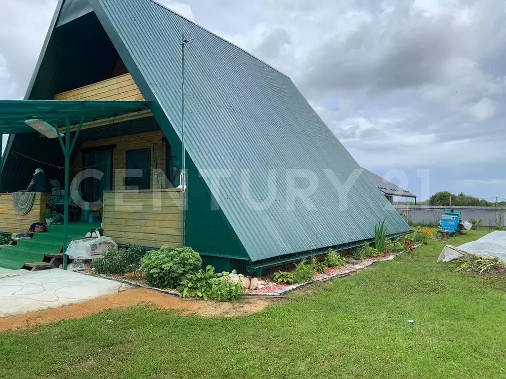 Дом в Калужская область, Боровский район, Совьяки с/пос, д. Ильино 15 ... - Фото 1