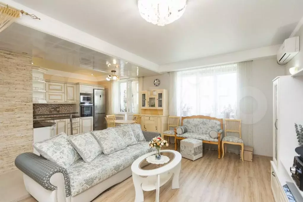 3-к. квартира, 80,1 м, 12/17 эт. - Фото 1