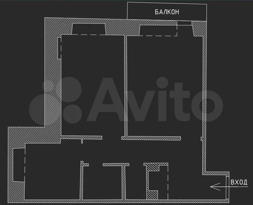 9-к. квартира, 40,3 м, 2/9 эт. - Фото 0