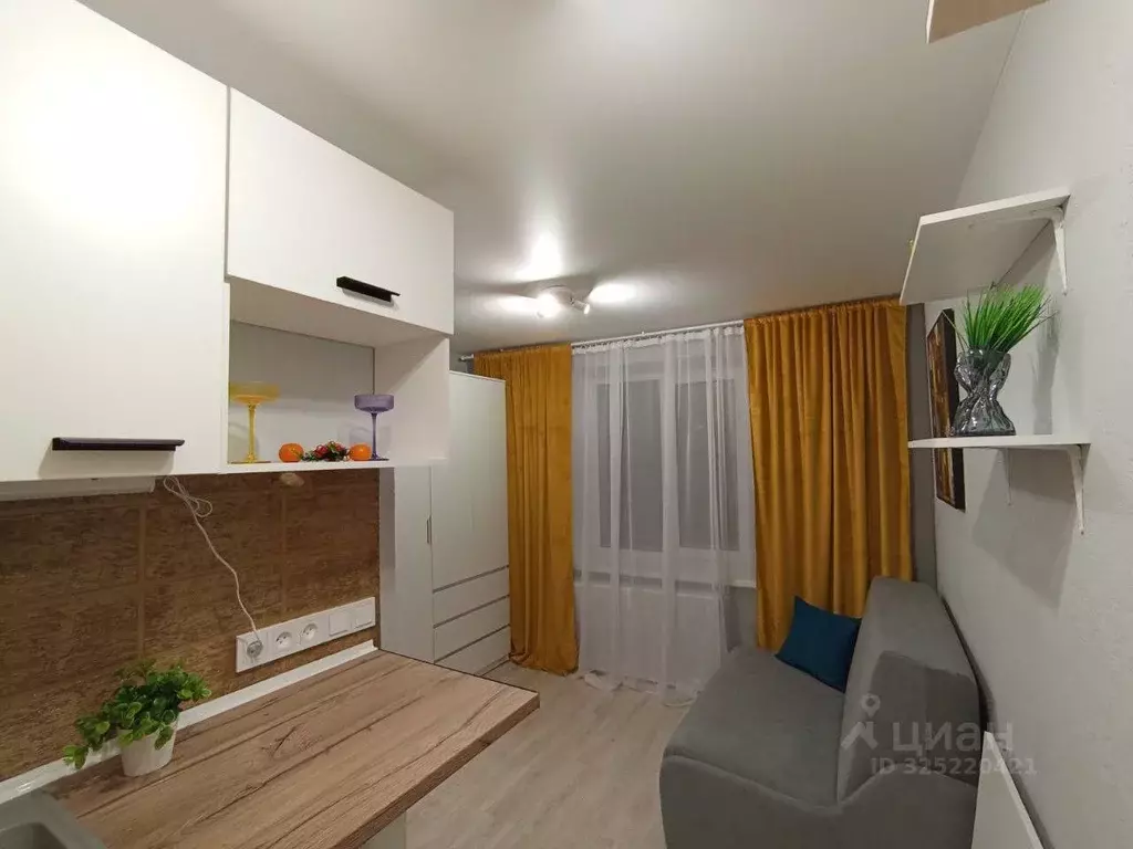 Студия Омская область, Омск Привокзальный мкр, ул. Карбышева, 38 (13.8 ... - Фото 2