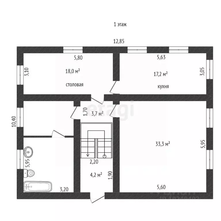Дом в Башкортостан, Уфа ул. Геофизиков, 50Б (290 м) - Фото 2