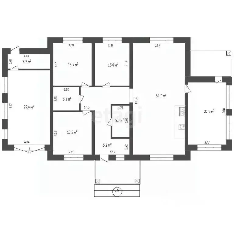 Дом в Тюменская область, Нижнетавдинский муниципальный округ, с. ... - Фото 1