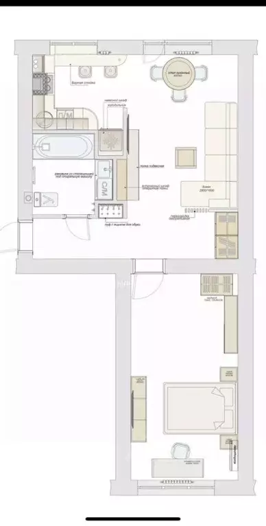 2-к кв. Орловская область, Орел ул. Пушкина, 24 (46.7 м) - Фото 1