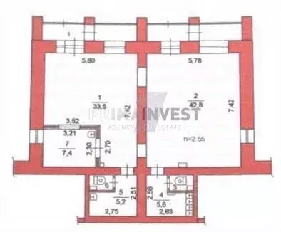 Помещение свободного назначения в Челябинская область, Златоуст ул. ... - Фото 2