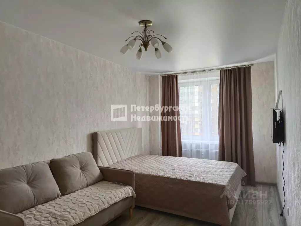 1-к кв. Ленинградская область, Мурино Всеволожский район, ул. ... - Фото 0