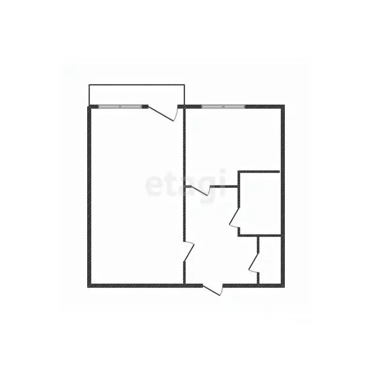 1-к кв. Белгородская область, Губкин ул. Раевского, 21 (30.65 м) - Фото 1