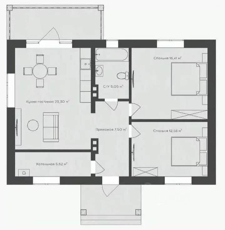 Коттедж в Башкортостан, Кармаскалинский район, Старомусинский ... - Фото 2