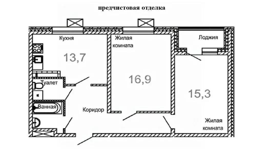 2-к кв. Сахалинская область, Южно-Сахалинск ул. 140-летия города ... - Фото 1
