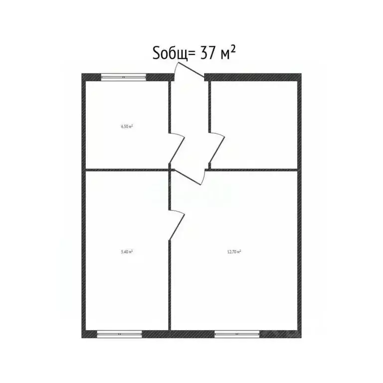 3-к кв. Брянская область, Дятьковский район, Бытошь рп ул. ... - Фото 1