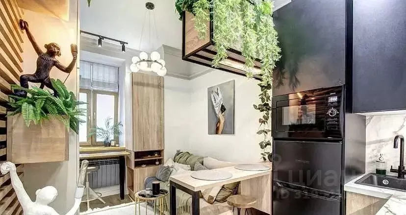 Студия Москва 1-й Гончарный пер., 7 (18.0 м) - Фото 1