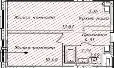 1-к кв. Московская область, Ленинский городской округ, д. Коробово 39 ... - Фото 1