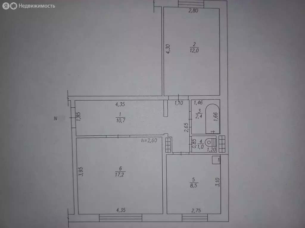 2-комнатная квартира: Новый Городок, Киевская улица, 47 (51.8 м) - Фото 0
